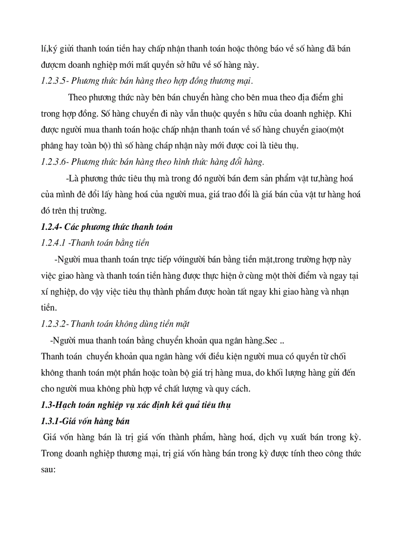 image for page Tổ chức hạch toán thành phẩm tiêu thụ thành phẩm ở công ty rau quả việt nam