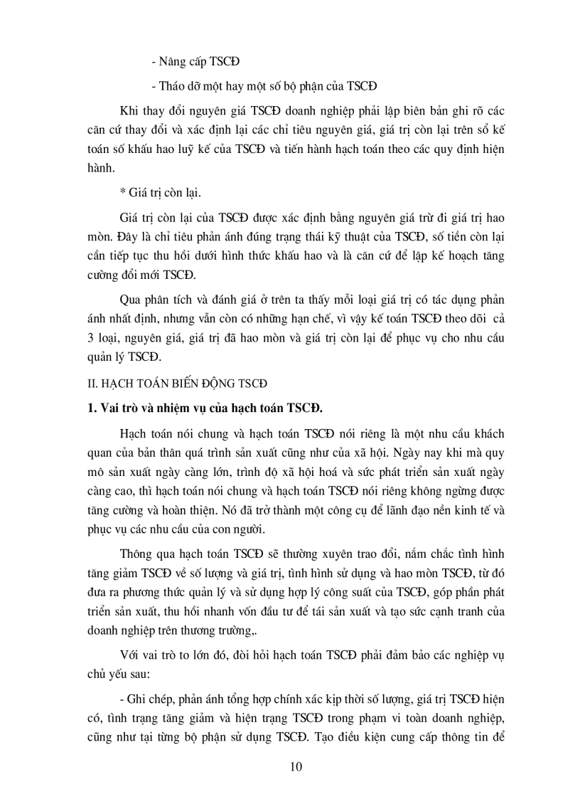 image for page Tổ chức hạch toán tài sản cố định với những vấn đề về quản lý và nâng cao hiệu quả sử dụng tài sản cố định tại Công ty cổ phần Du Lịch và Thương Mại Đông Nam á