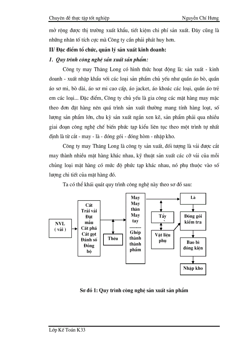 image for page Hoàn thiện công tác kế toán tập hợp chi phí sản xuất và tính giá thành sản phẩm tại Công ty cổ phần May Thăng Long