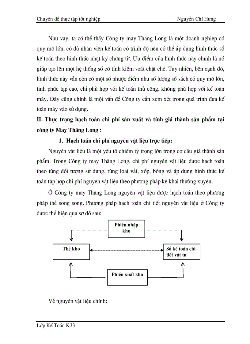 image for page Hoàn thiện công tác kế toán tập hợp chi phí sản xuất và tính giá thành sản phẩm tại Công ty cổ phần May Thăng Long