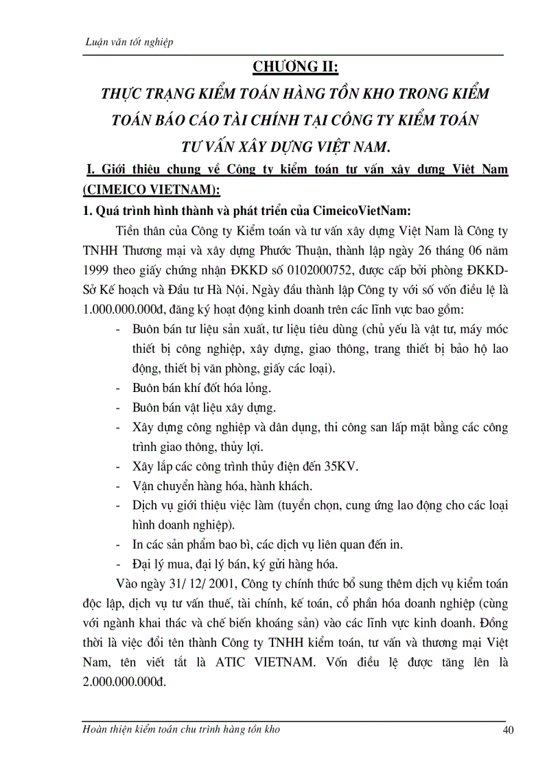 image for page Hoàn thiện kiểm toán chu trình hàng tồn kho trong kiểm toán Báo cáo tài chính do Công ty Kiểm toán tư vấn xây dựng Việt Nam thực hiện