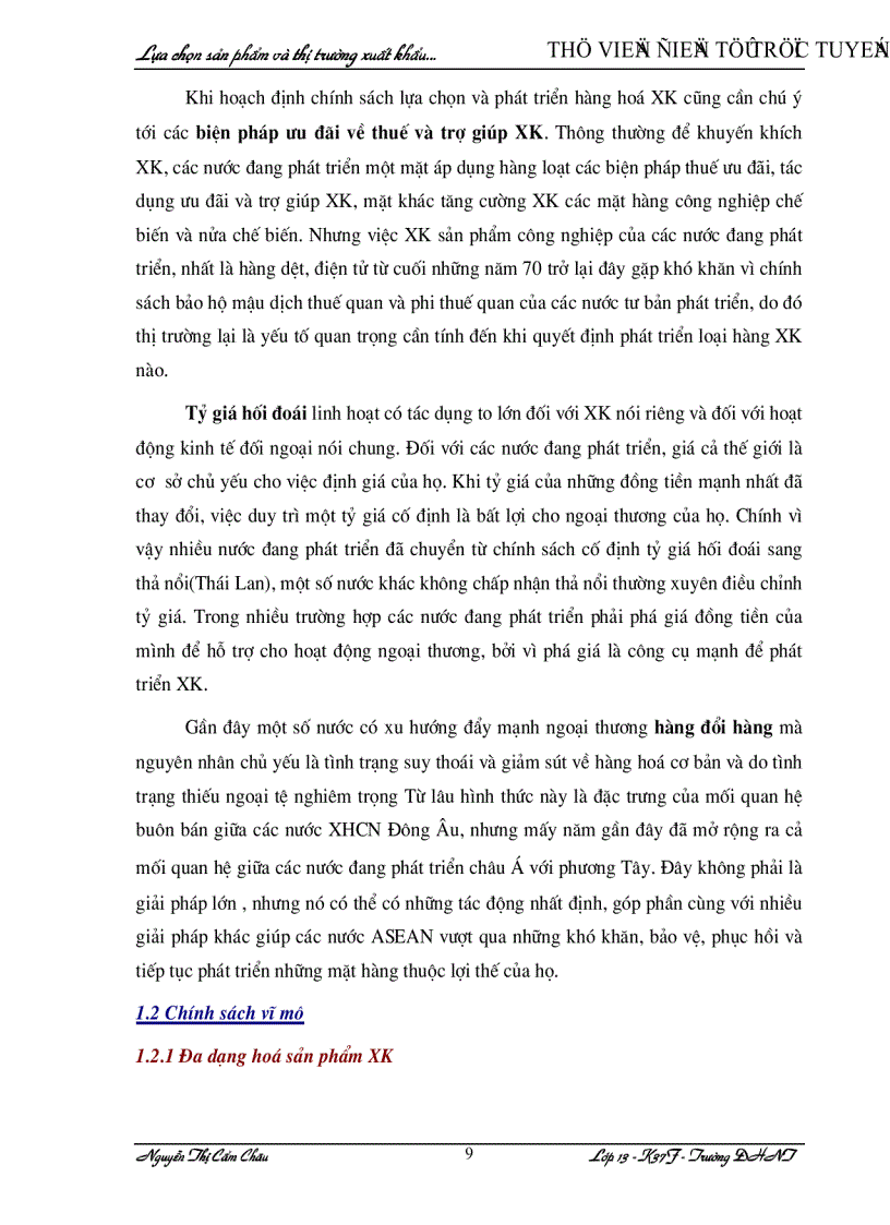 image for page Lựa chọn sản phẩm và thị trường xuất khẩu của Việt Nam Thực trạng và giải pháp