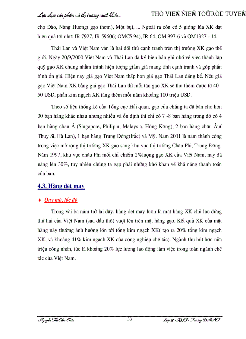 image for page Lựa chọn sản phẩm và thị trường xuất khẩu của Việt Nam Thực trạng và giải pháp