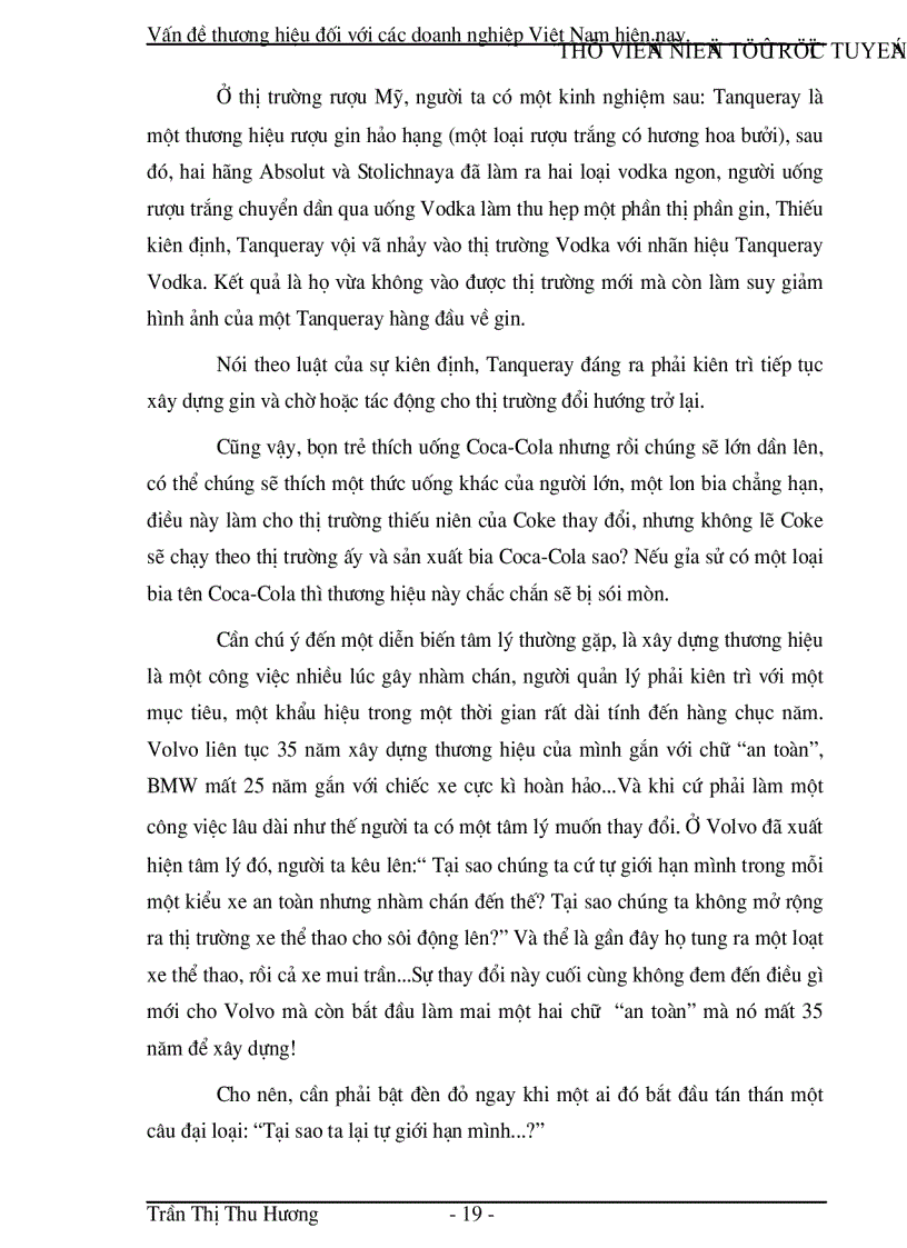 image for page Vấn đề thương hiệu đối với các doanh nghiệp Việt Nam hiện nay