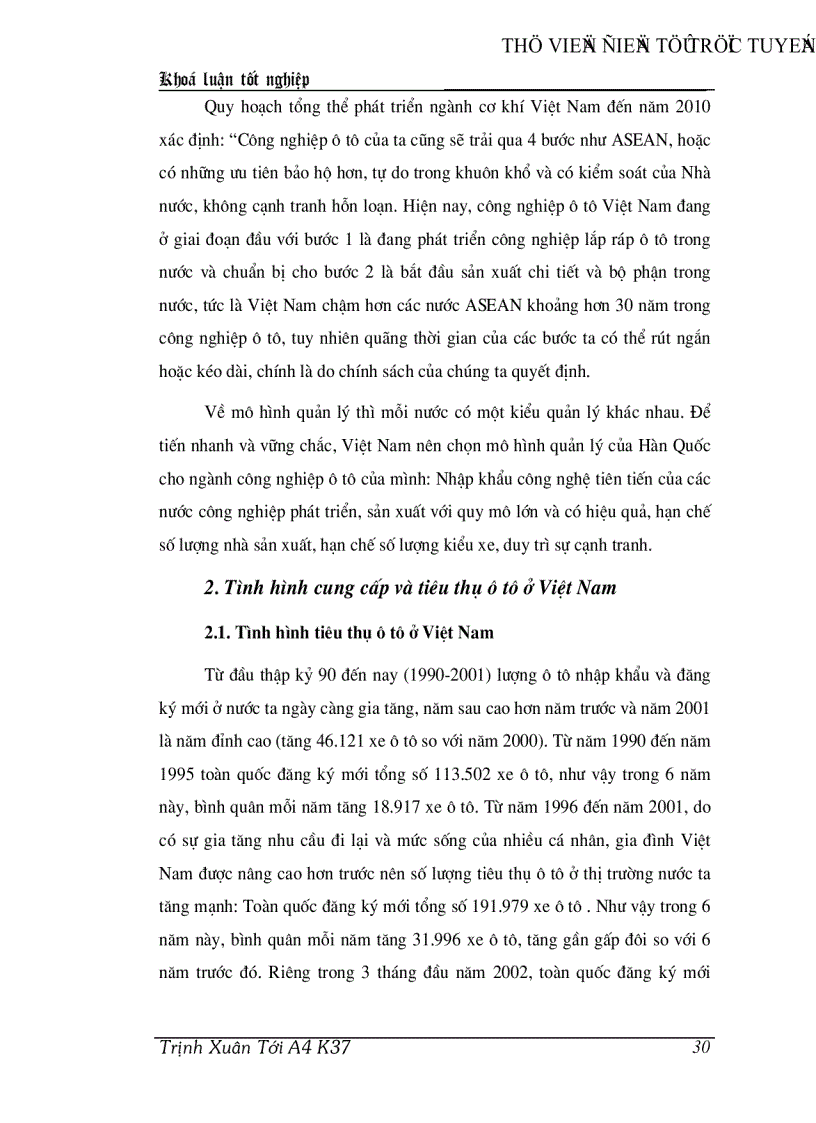 image for page Đầu tư trực tiếp nước ngoài trong ngành công nghiệp ô tô