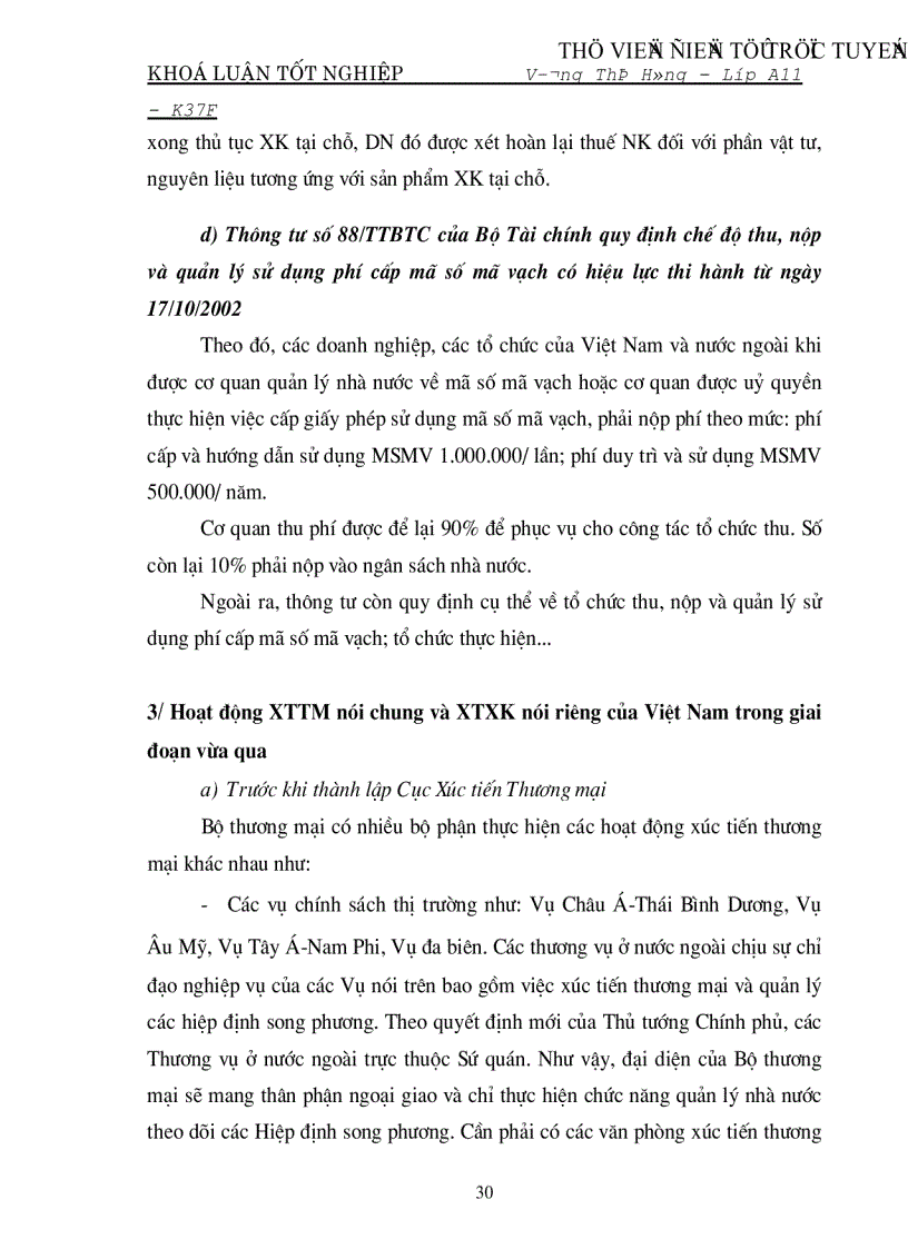 image for page Tìm hiểu hoạt động xúc tiến thương mại nói chung và đặc biệt xúc tiến xuất khẩu nói riêng ở Việt Nam trong giai đoạn hiện nay