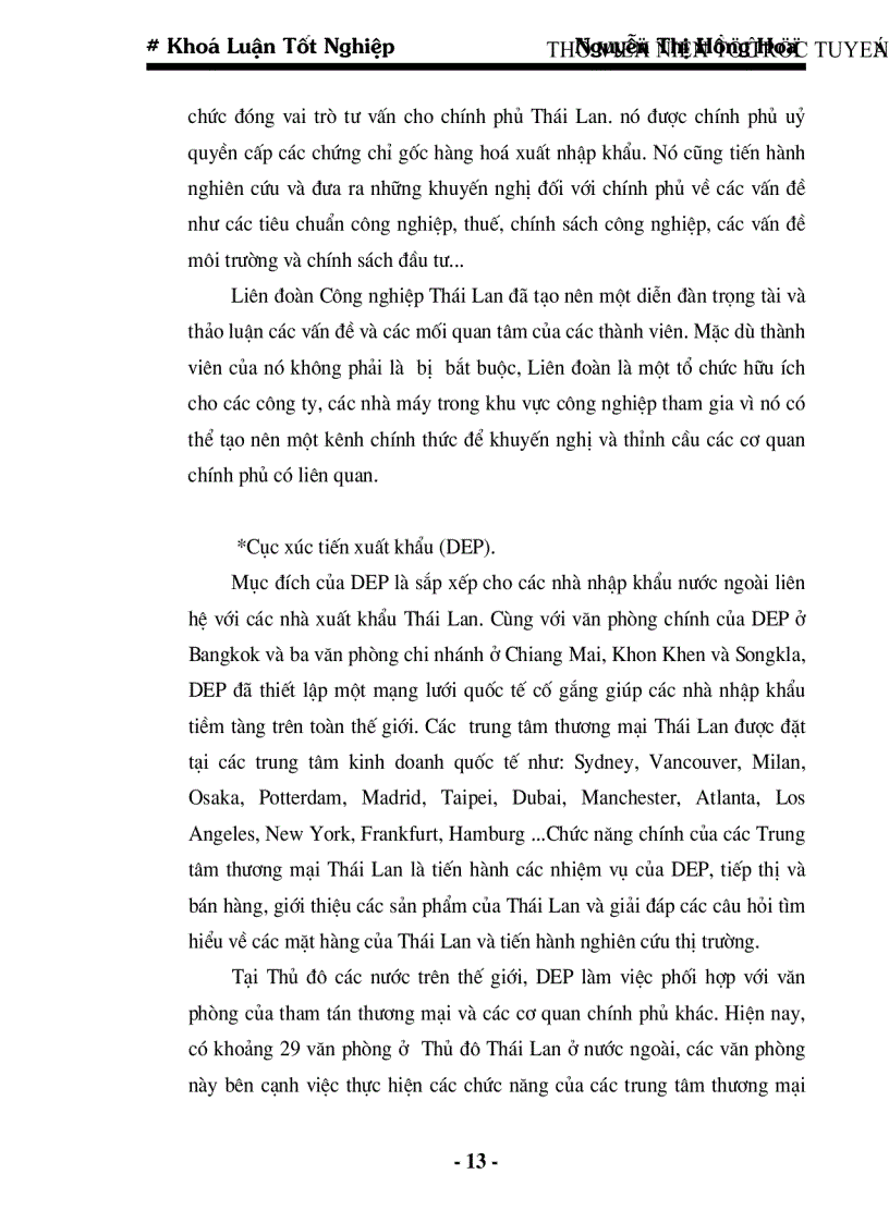 image for page Quan hệ kinh tế thương mại Việt Nam Thái Lan thực trạng và triển vọng