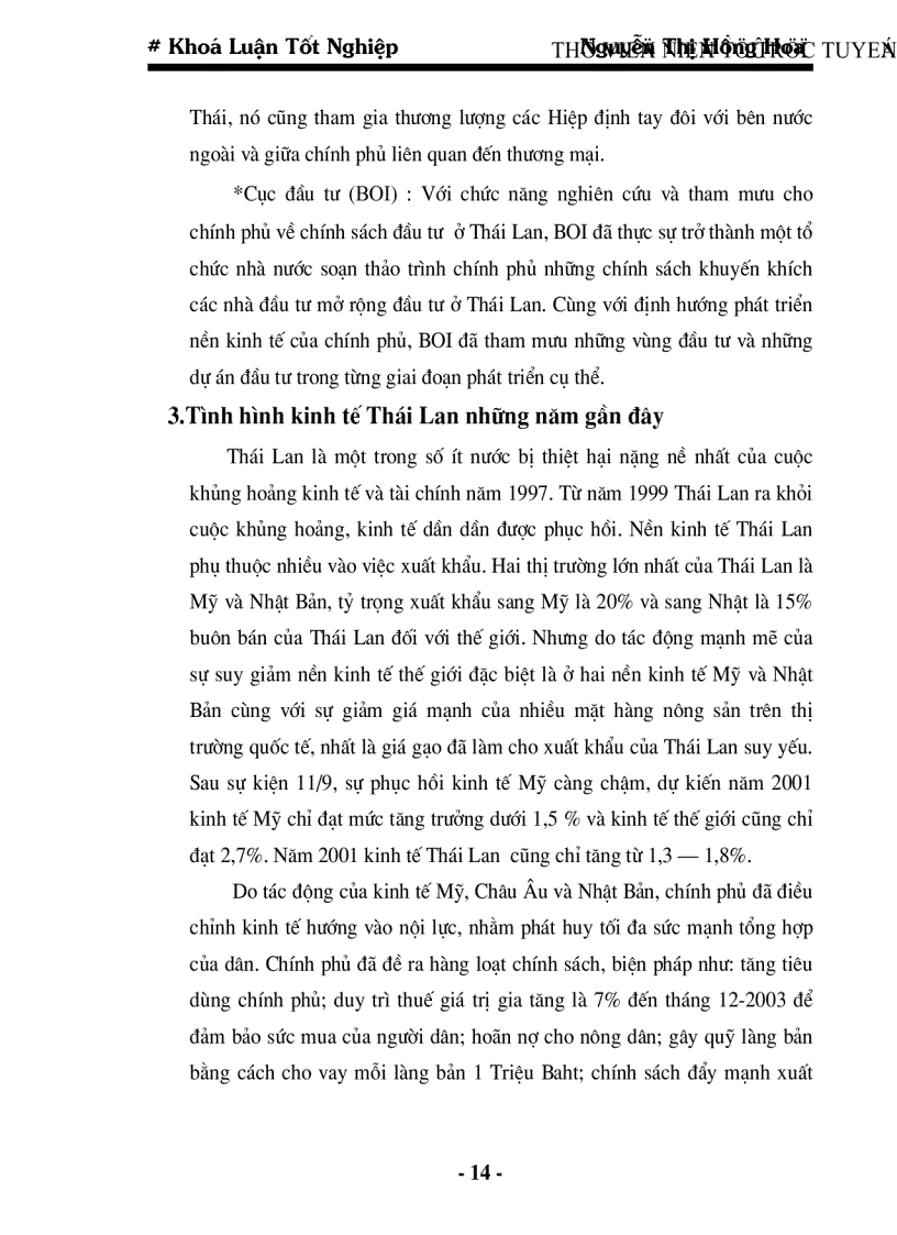 image for page Quan hệ kinh tế thương mại Việt Nam Thái Lan thực trạng và triển vọng