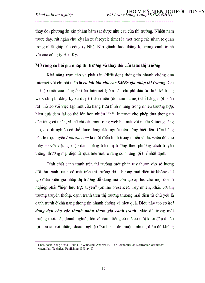 image for page Những cơ hội và thách thức đối với vấn đề phát triển thương mại điện tử ở các nước đang phát triển trong đó có Việt Nam