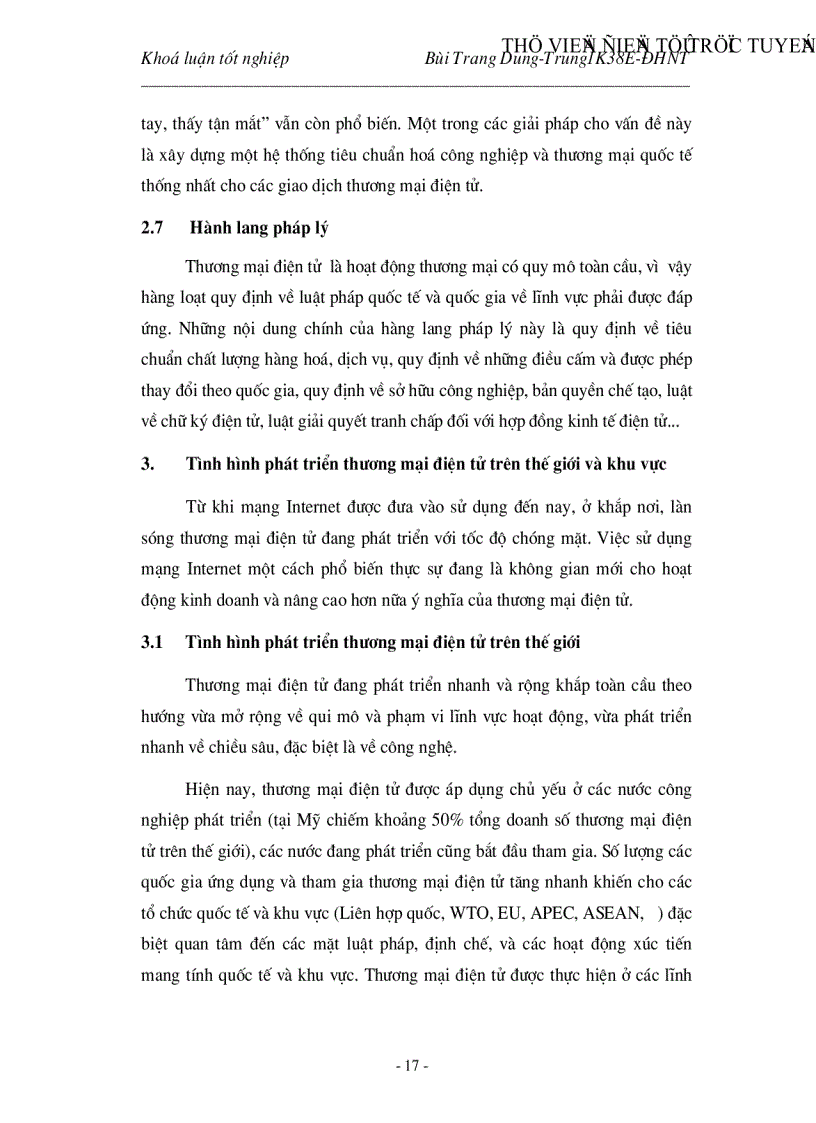 image for page Những cơ hội và thách thức đối với vấn đề phát triển thương mại điện tử ở các nước đang phát triển trong đó có Việt Nam