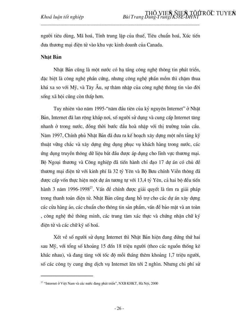 image for page Những cơ hội và thách thức đối với vấn đề phát triển thương mại điện tử ở các nước đang phát triển trong đó có Việt Nam