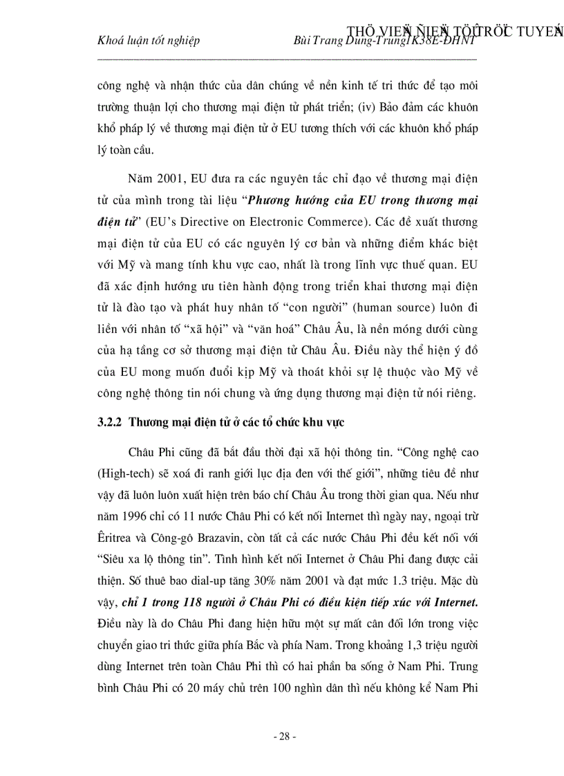 image for page Những cơ hội và thách thức đối với vấn đề phát triển thương mại điện tử ở các nước đang phát triển trong đó có Việt Nam