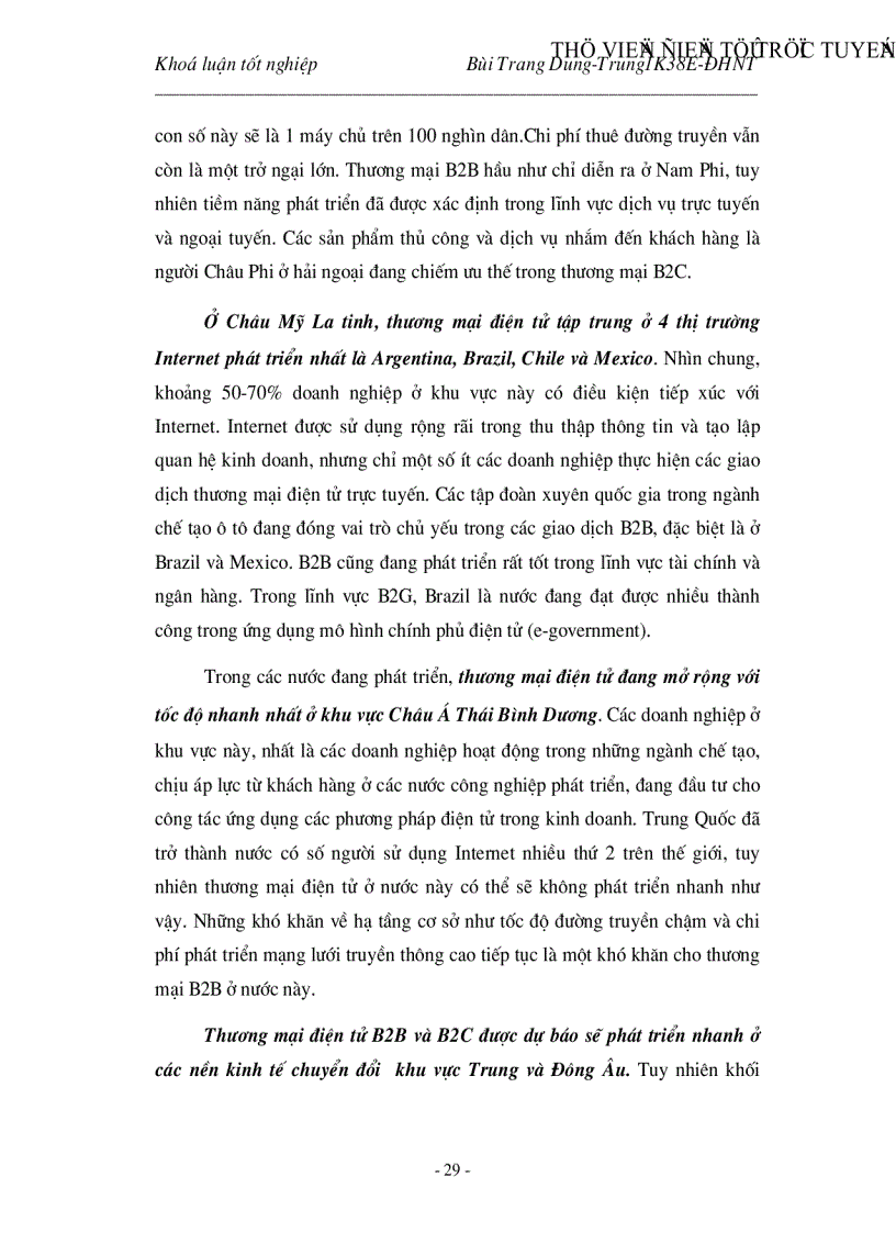 image for page Những cơ hội và thách thức đối với vấn đề phát triển thương mại điện tử ở các nước đang phát triển trong đó có Việt Nam