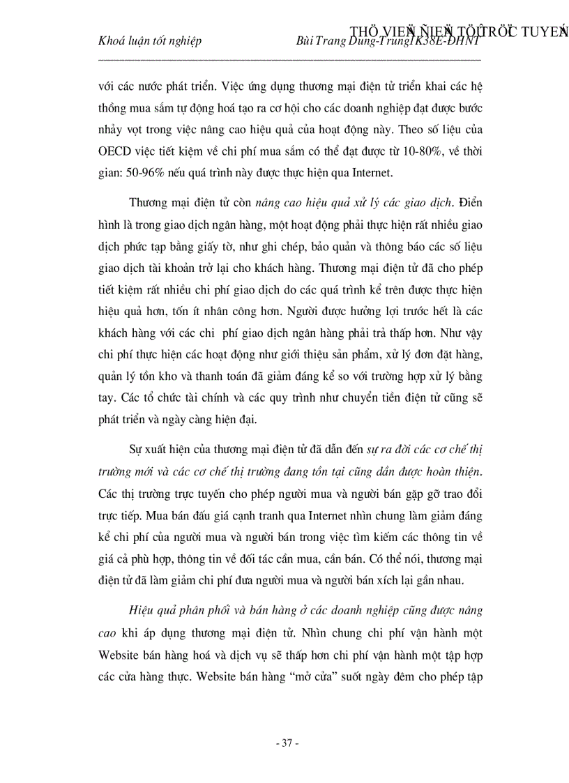 image for page Những cơ hội và thách thức đối với vấn đề phát triển thương mại điện tử ở các nước đang phát triển trong đó có Việt Nam