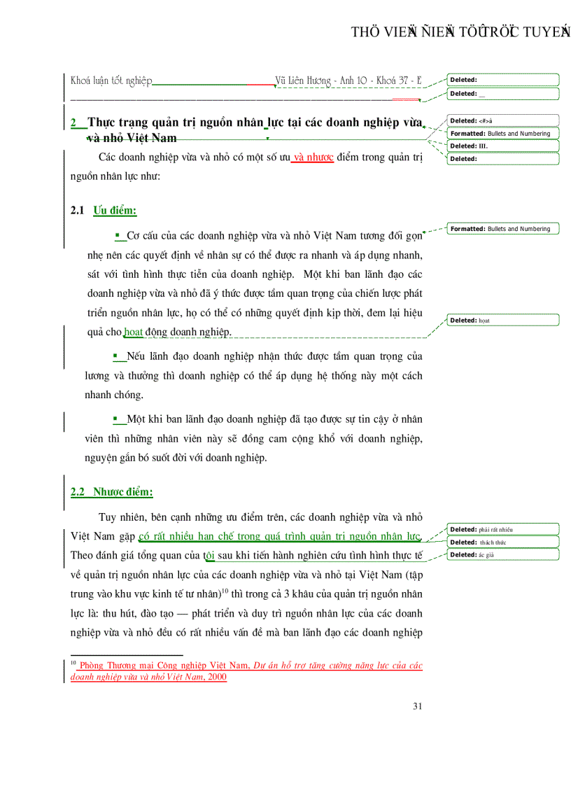 image for page Quản trị nguồn nhân lực tại các doanh nghiệp vừa và nhỏ của Việt Nam Thực trạng và giải pháp