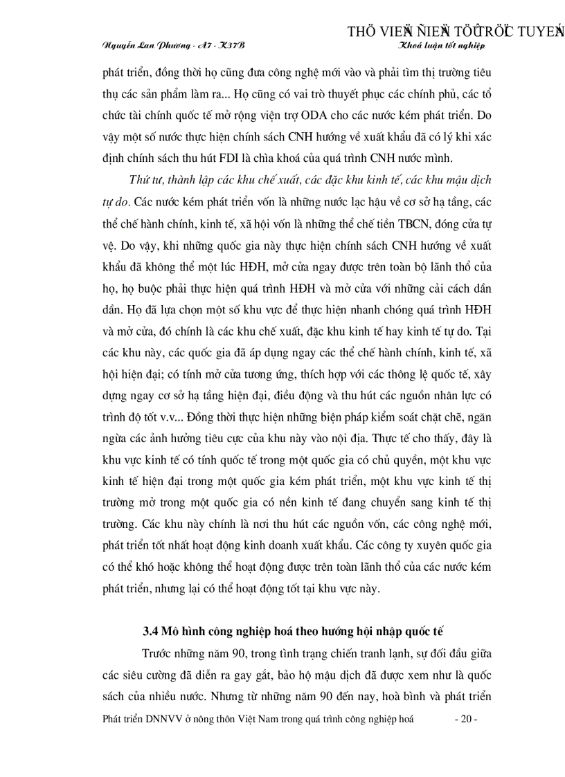 image for page Phát triển doanh nghiệp vừa và nhỏ ở nông thôn Việt Nam trong quá trình công nghiệp hoá