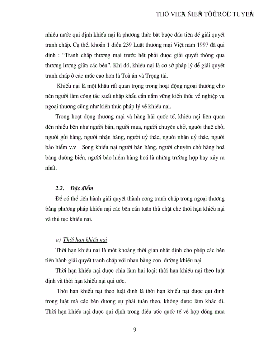 image for page Giải quyết các tranh chấp trong ngoại thương và thực tiễn giải quyết tranh chấp tại Công ty dệt may Hà nội