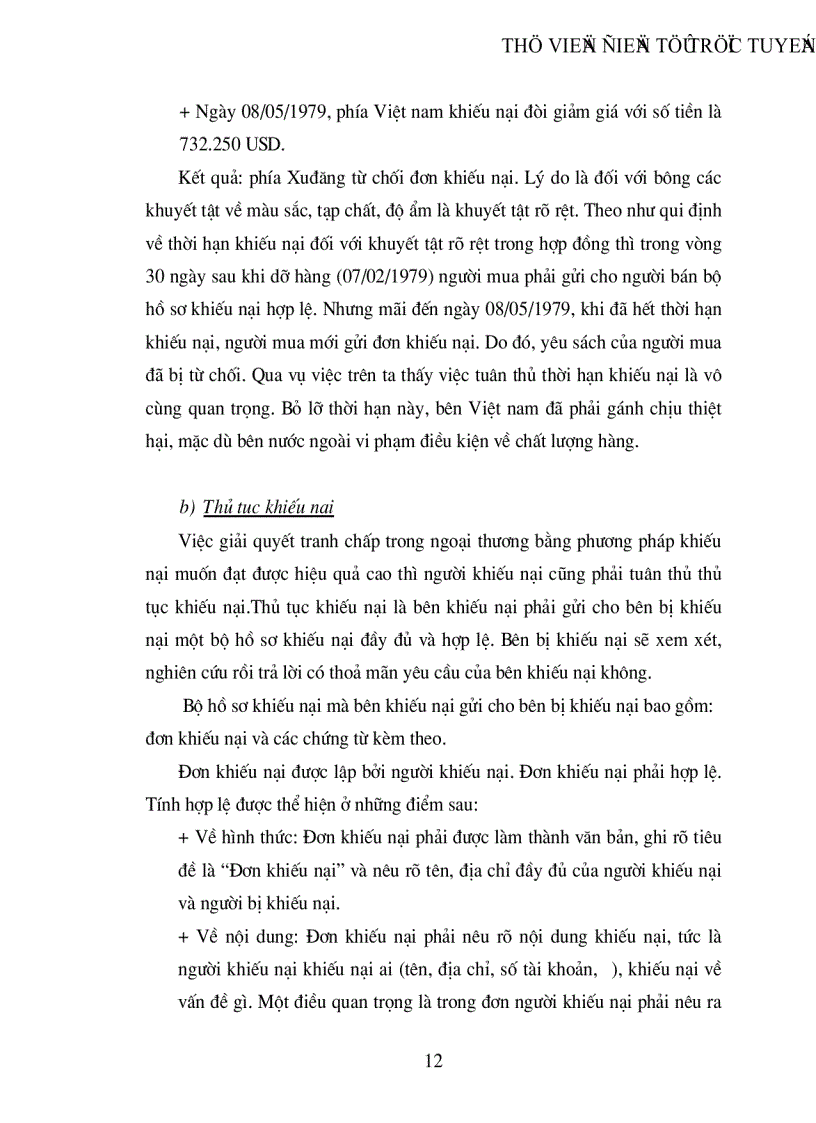 image for page Giải quyết các tranh chấp trong ngoại thương và thực tiễn giải quyết tranh chấp tại Công ty dệt may Hà nội