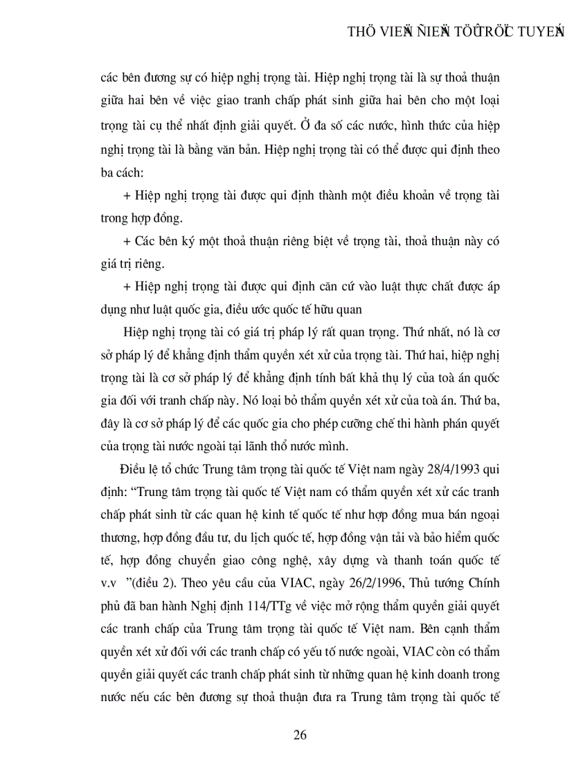 image for page Giải quyết các tranh chấp trong ngoại thương và thực tiễn giải quyết tranh chấp tại Công ty dệt may Hà nội