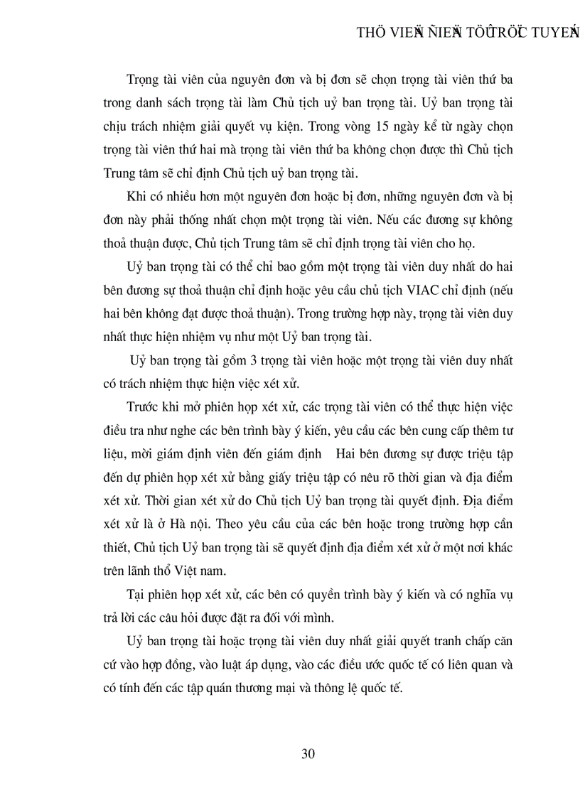 image for page Giải quyết các tranh chấp trong ngoại thương và thực tiễn giải quyết tranh chấp tại Công ty dệt may Hà nội