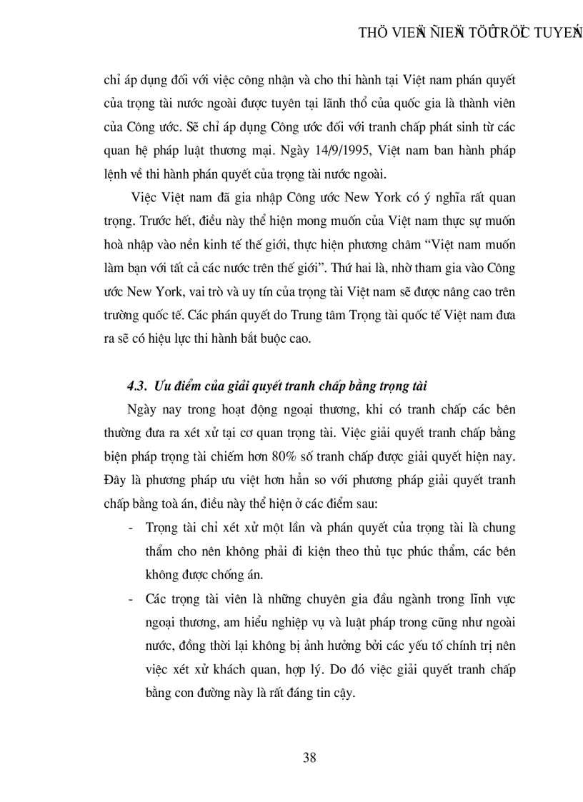 image for page Giải quyết các tranh chấp trong ngoại thương và thực tiễn giải quyết tranh chấp tại Công ty dệt may Hà nội