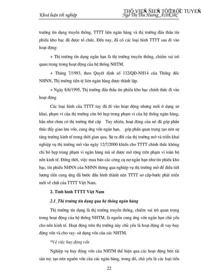 image for page Thực trạng và khả năng hội nhập của thị trường tiền tệ Việt Nam vào thị trường tiền tệ Quốc tế