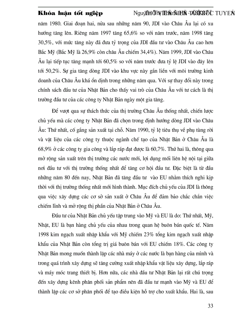 image for page Tình hình đầu tư trực tiếp ra nước ngoài của Nhật Bản từ năm 1990 và một số giải pháp nhằm tăng cường thu hút đầu tư của Nhật Bản vào Việt Nam