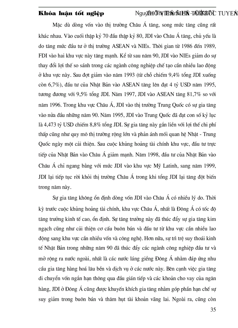 image for page Tình hình đầu tư trực tiếp ra nước ngoài của Nhật Bản từ năm 1990 và một số giải pháp nhằm tăng cường thu hút đầu tư của Nhật Bản vào Việt Nam