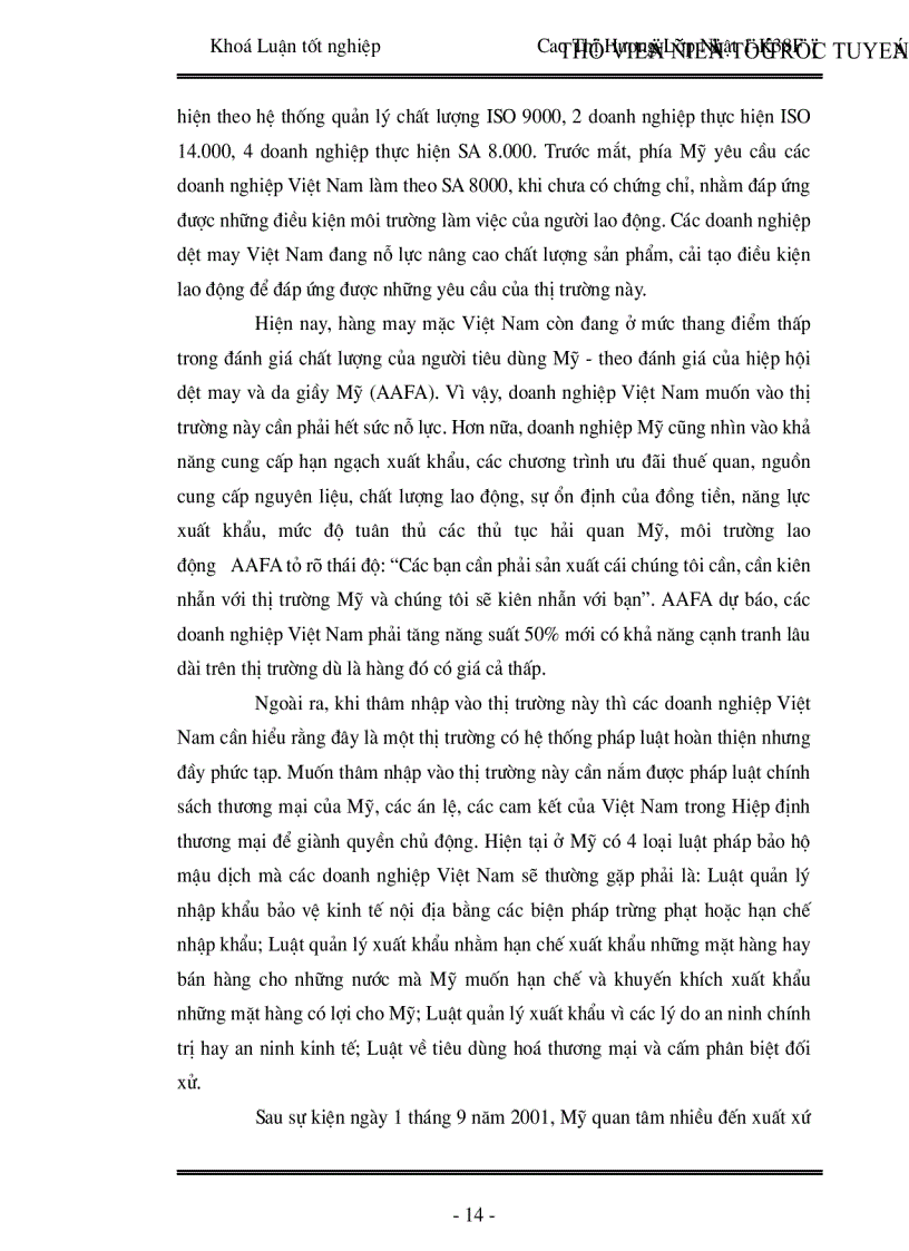 image for page Thực trạng định hướng và giải pháp phát triển ngành dệt may xuất khẩu Việt Nam