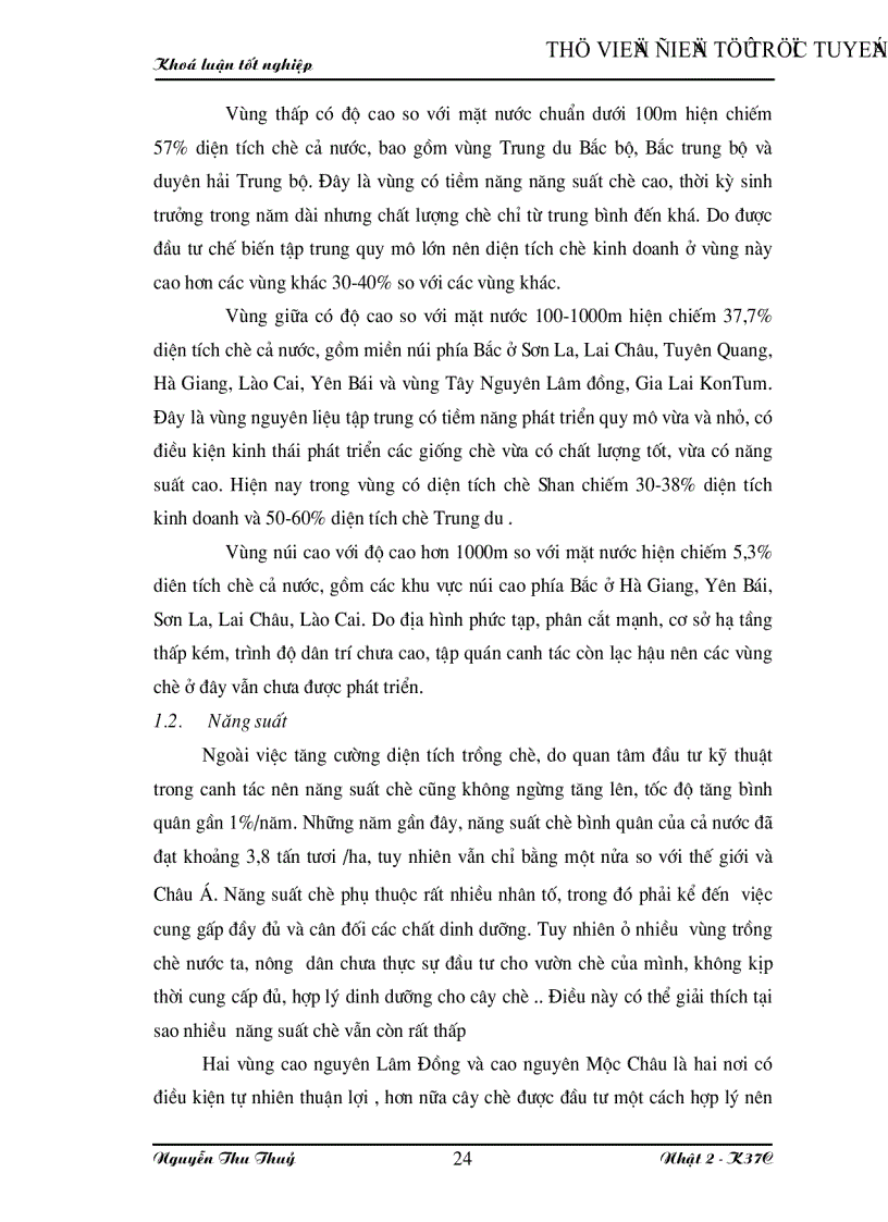 image for page Vài nét về thị trường chè và tình hình sản xuất chế biến xuất khẩu mặt hàng này ở Việt Nam những năm gần đây