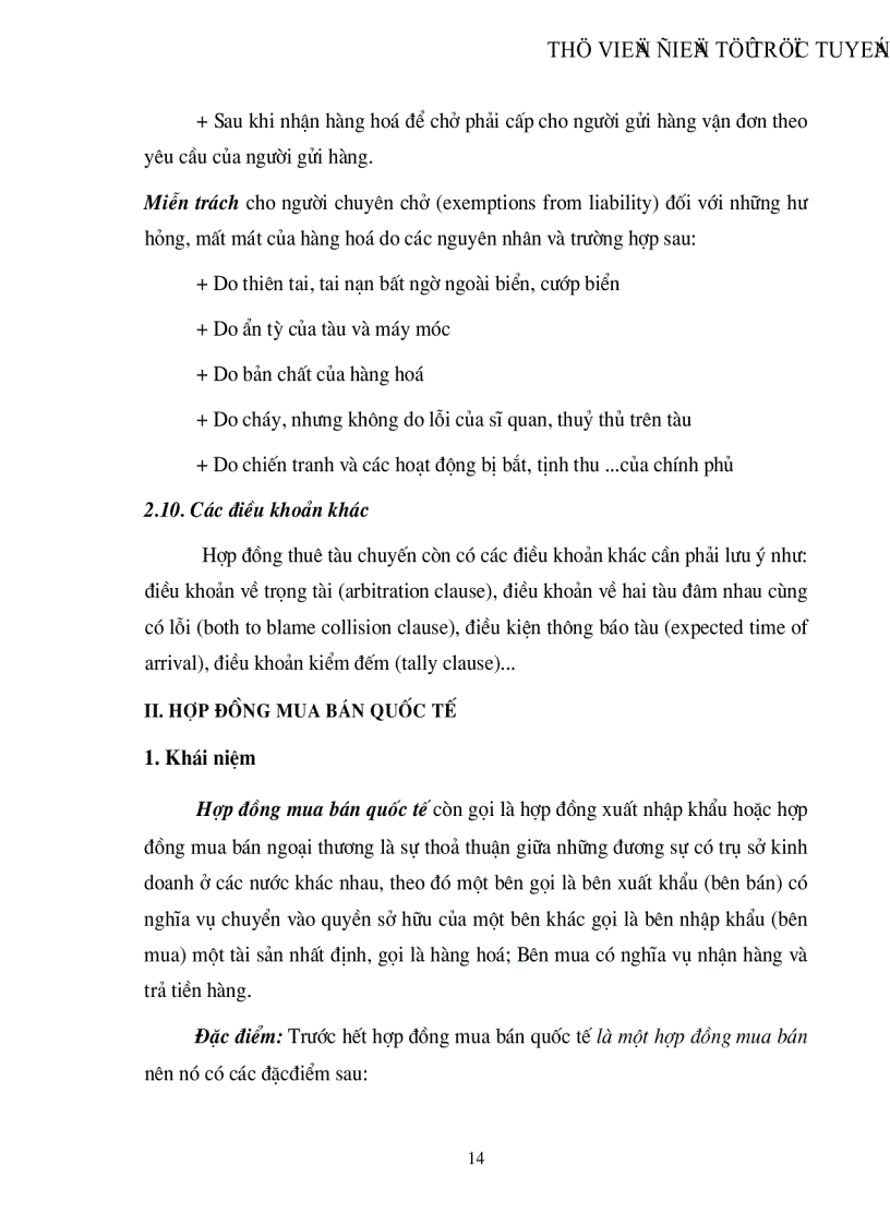 image for page Mối quan hệ và những tranh chấp thường phát sinh từ mối quan hệ giữa hợp đồng thuê tàu chuyến với hợp đồng mua bán quốc tế và hợp đồng bảo hiểm hàng hoá xuất nhập khẩu chuyên chở