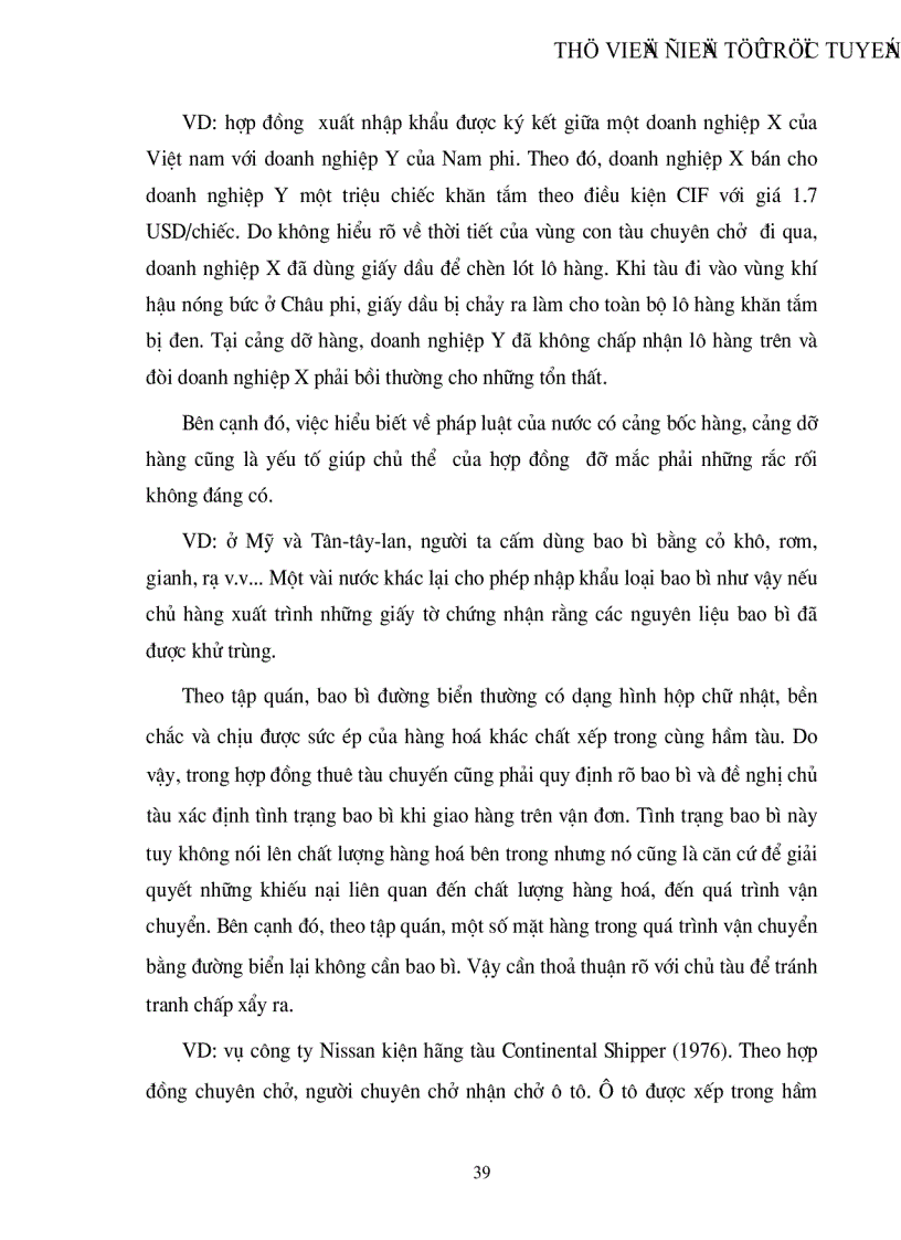 image for page Mối quan hệ và những tranh chấp thường phát sinh từ mối quan hệ giữa hợp đồng thuê tàu chuyến với hợp đồng mua bán quốc tế và hợp đồng bảo hiểm hàng hoá xuất nhập khẩu chuyên chở