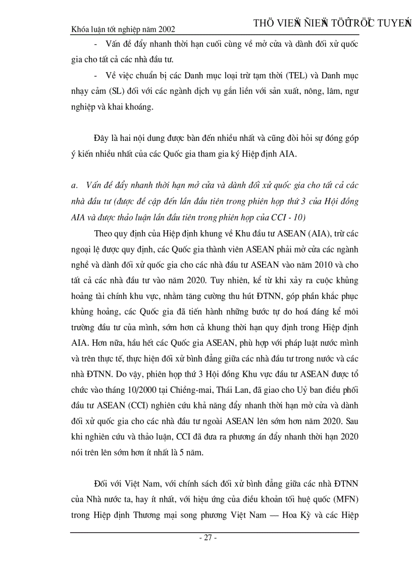 image for page Khu vực đầu tư ASEAN AIA và giải pháp cải thiện môi trường đầu tư của Việt Nam trong quá trình tham gia AIA