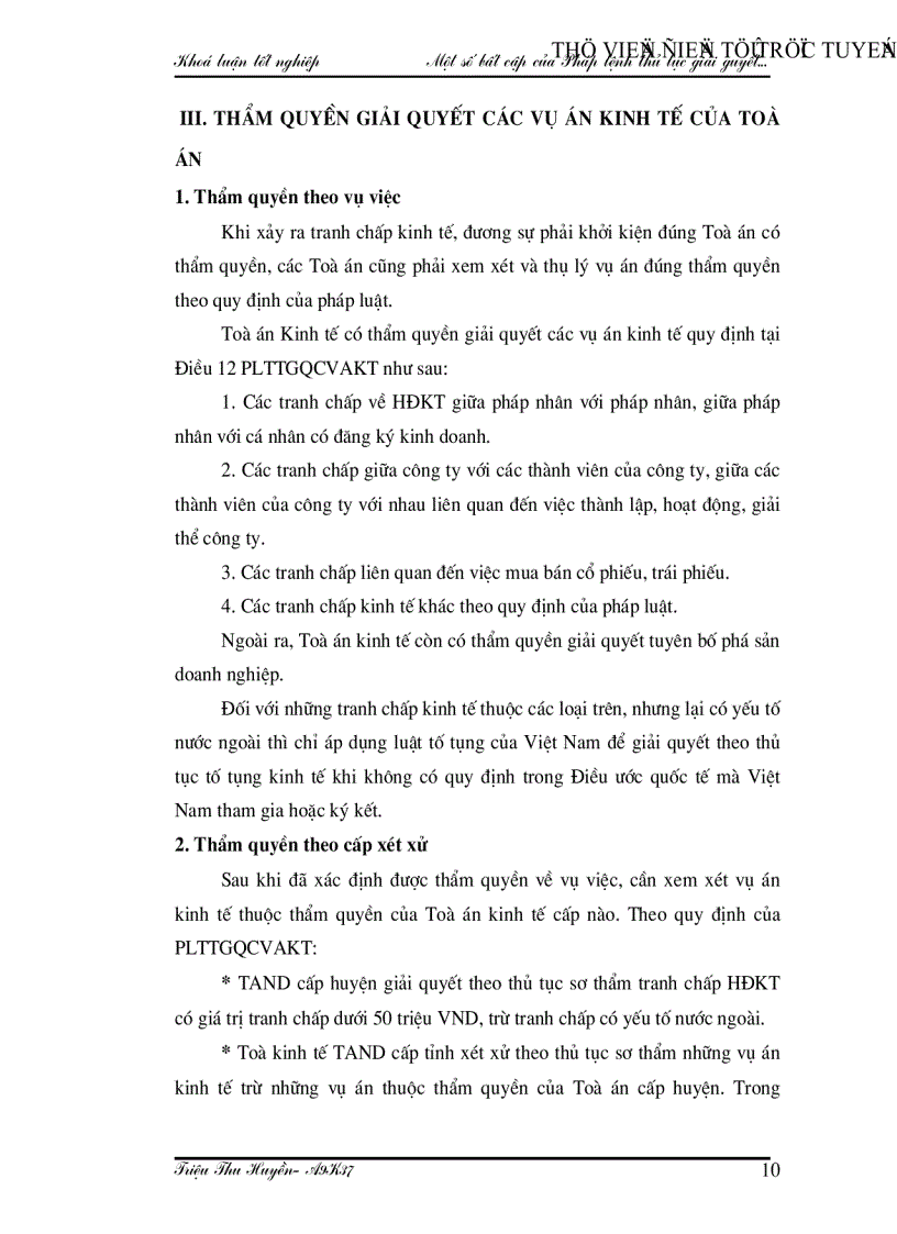 image for page Một số bất cập của Pháp lệnh thủ tục giải quyết các vụ án kinh tế và giải pháp hoàn thiện