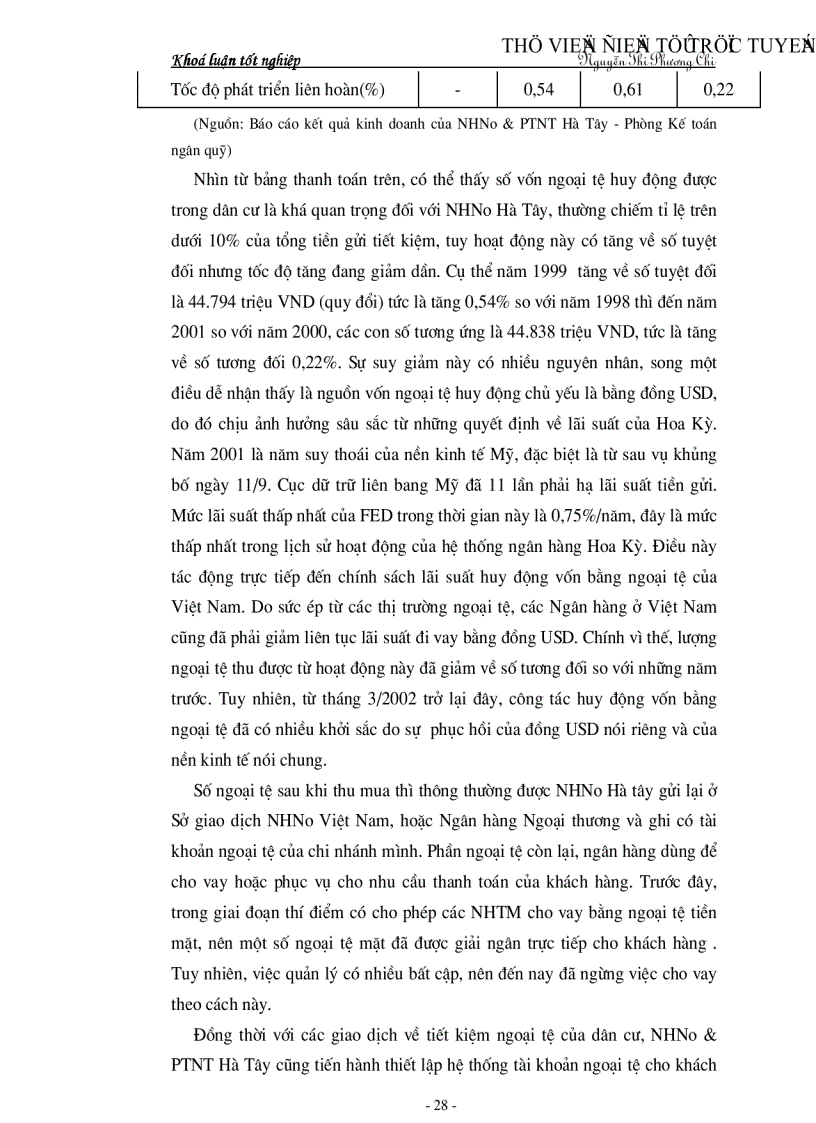 image for page Tìm hiểu một số vấn đề về hoạt động của NHNo PTNT tỉnh Hà Tây góp phần mở rộng quan hệ kinh tế đối ngoại của nước ta trong giai đoạn hiện nay