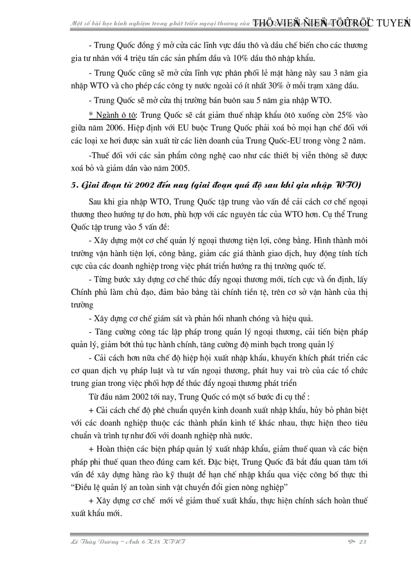 image for page Một số bài học kinh nghiệm trong phát triển ngoại thương của Trung Quốc và gợi ý đối với Việt Nam
