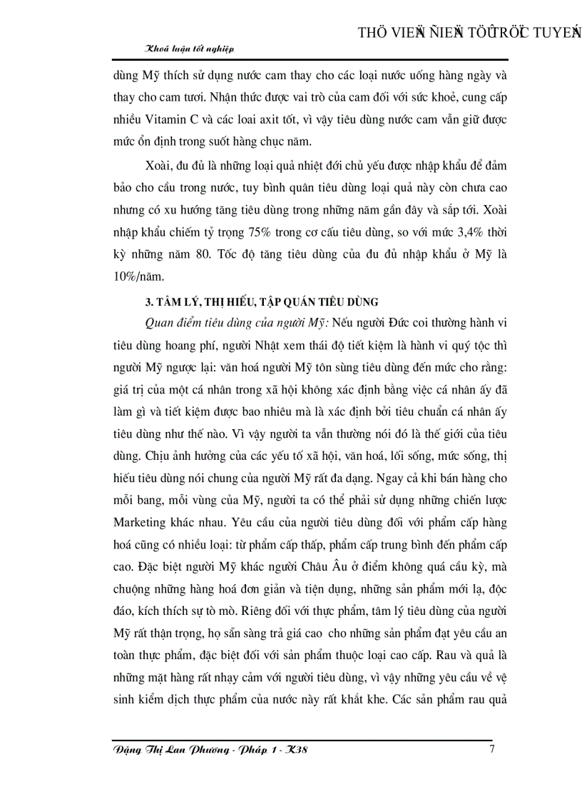 image for page Giải pháp mở rộng xuất khẩu rau quả của Việt nam vào thị trường Mỹ