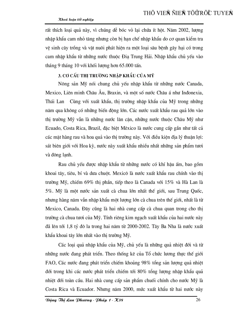 image for page Giải pháp mở rộng xuất khẩu rau quả của Việt nam vào thị trường Mỹ