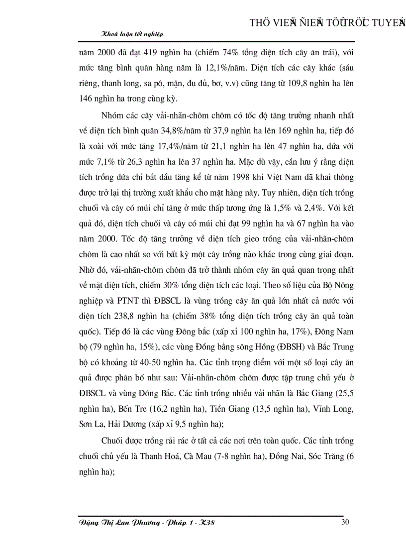 image for page Giải pháp mở rộng xuất khẩu rau quả của Việt nam vào thị trường Mỹ