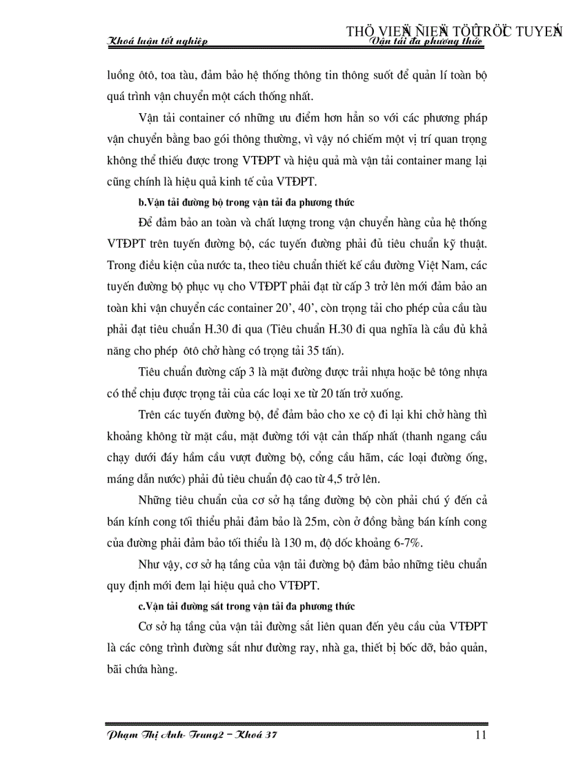 image for page Vận tải đa phương thức thực trạng và các giải pháp phát triển vận tải đa phương thức ở Việt Nam