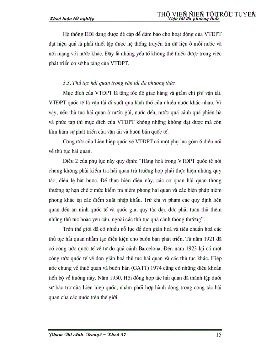 image for page Vận tải đa phương thức thực trạng và các giải pháp phát triển vận tải đa phương thức ở Việt Nam