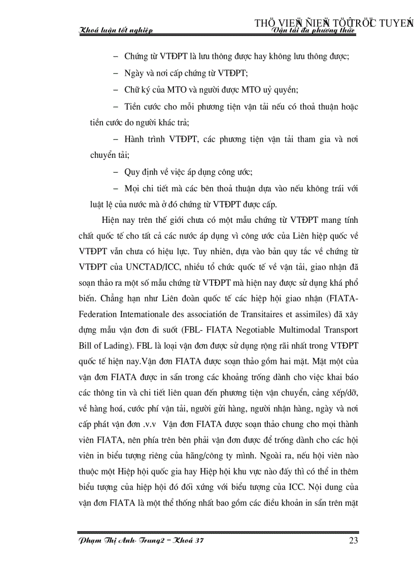 image for page Vận tải đa phương thức thực trạng và các giải pháp phát triển vận tải đa phương thức ở Việt Nam