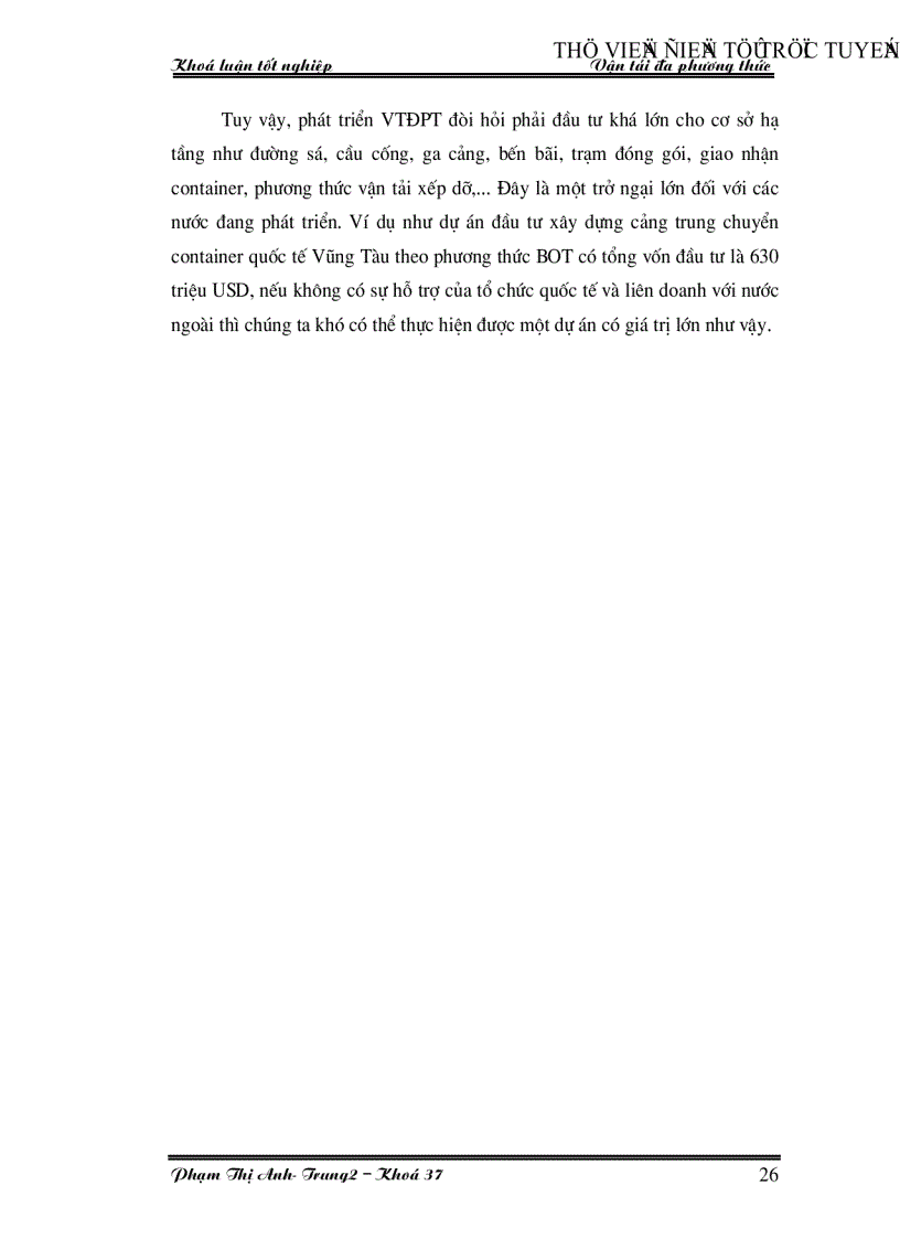 image for page Vận tải đa phương thức thực trạng và các giải pháp phát triển vận tải đa phương thức ở Việt Nam