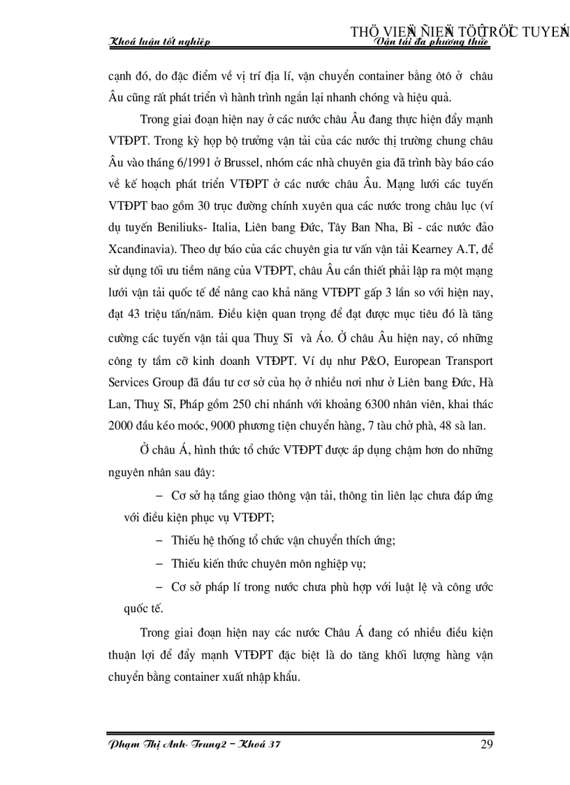 image for page Vận tải đa phương thức thực trạng và các giải pháp phát triển vận tải đa phương thức ở Việt Nam