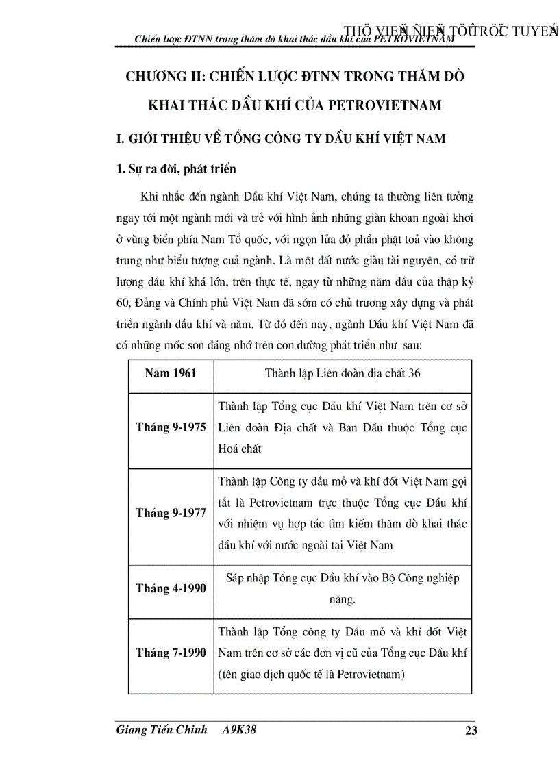 image for page Chiến lược đầu tư nước ngoài trong thăm dò khai thác dầu khí của Tổng công ty Dầu khí Việt Nam