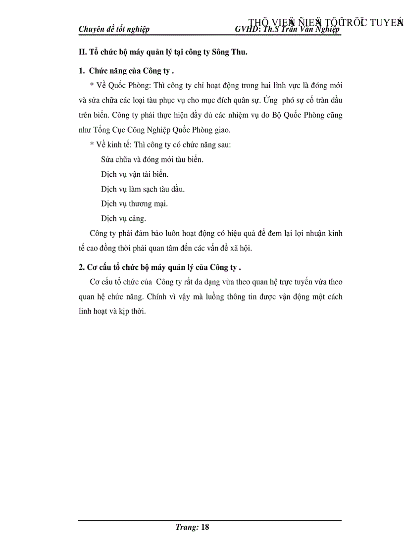 image for page Một số giải pháp hoàn thiện dịch vụ vận tải biển tại công ty Sông Thu