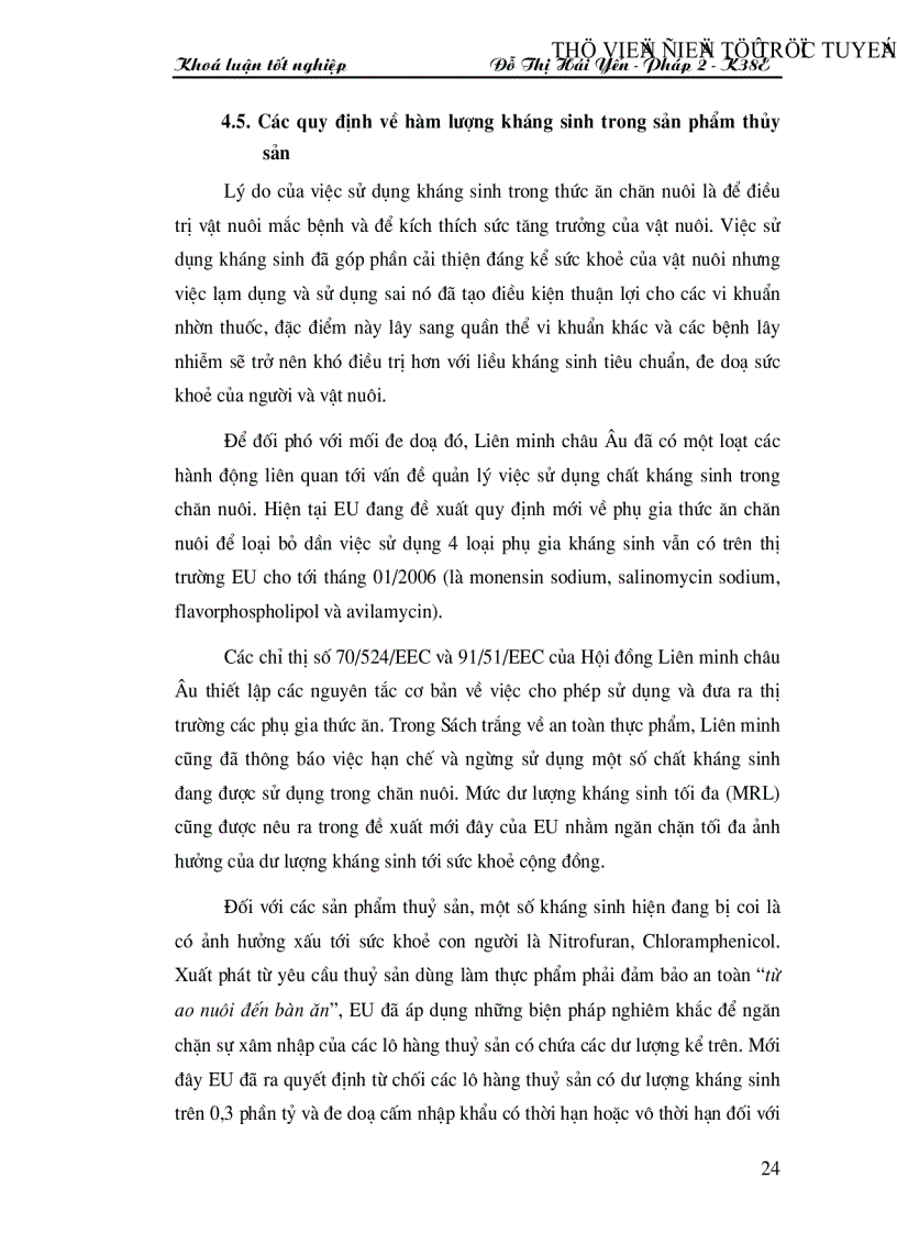 image for page Chiến lược xuất khẩu thuỷ sản của Việt Nam nhằm đáp ứng tốt nhất những quy định hiện nay của thị trường EU trong xu thế hội nhập