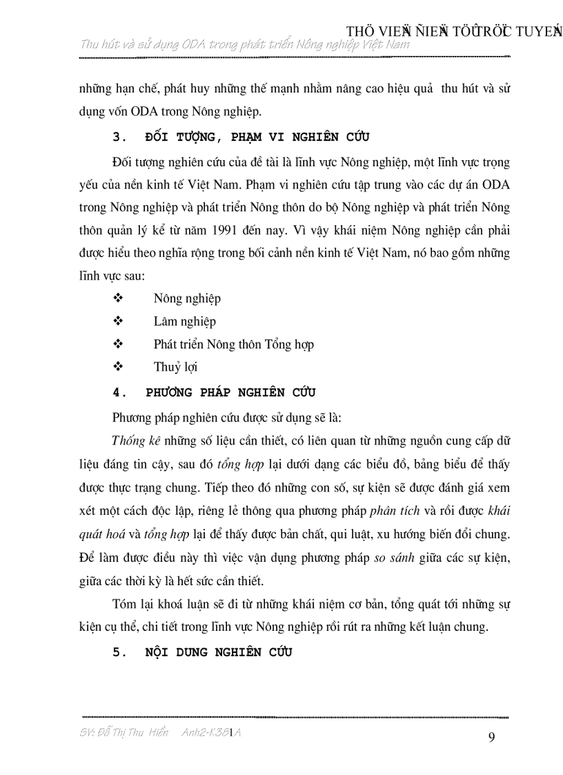 image for page Thu hút và sử dụng nguồn vốn hỗ trợ chính thức trong phát triển Nông nghiệp Việt Nam