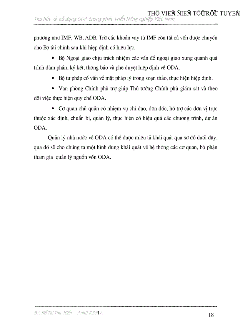 image for page Thu hút và sử dụng nguồn vốn hỗ trợ chính thức trong phát triển Nông nghiệp Việt Nam