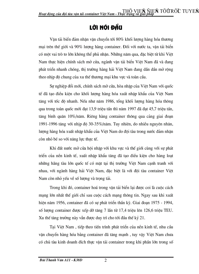 image for page Thực trạng của đội tàu container Việt Nam và đề xuất một số giải pháp nâng cao năng lực cạnh tranh của đội tàu container trong bối cảnh hội nhập khu vực và quốc tế